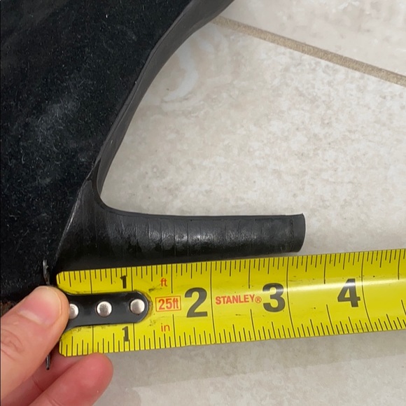 Kelsi Dagger Suede & Leather Black Knee High Boots - Picture 12 of 12